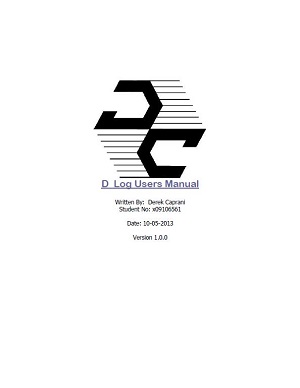 D-Log Manual